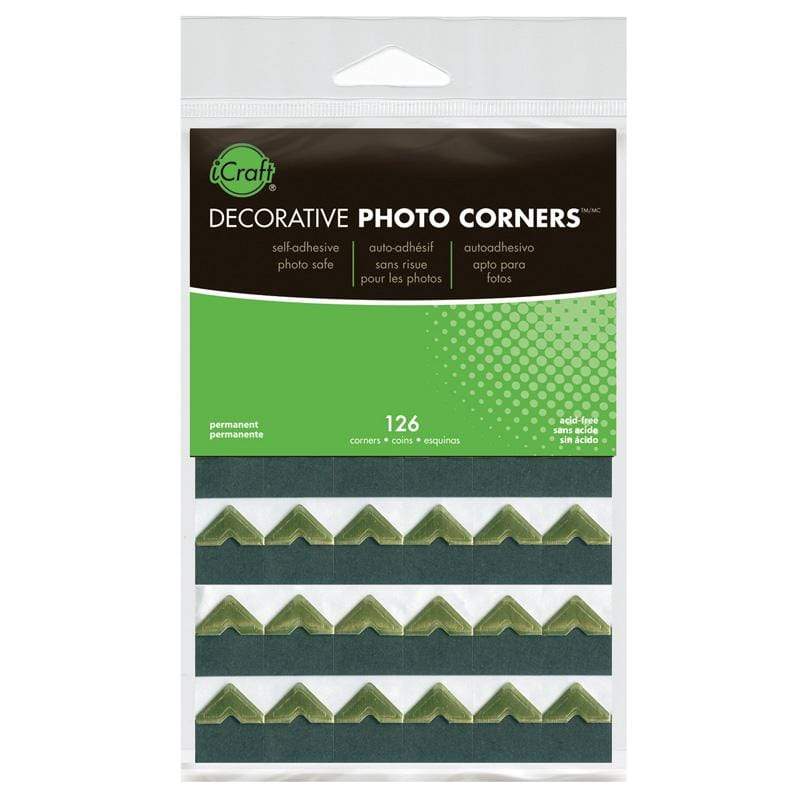 Canson Self-Adhesive Acid-Free Photo Corners (Clear)