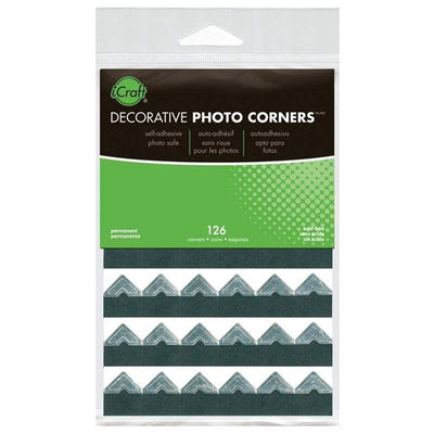 Therm O Web iCraft Decorative Photo Corners, Silver 3879