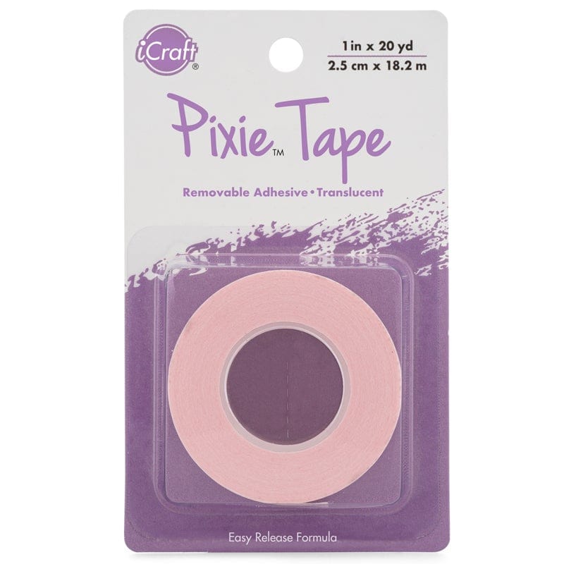 iCraft Removable Pixie Tape Roll, 1 in x 20 yds –