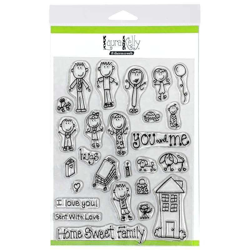 Therm O Web Laura Kelly Clear Stamp Set, Me & My Peeps 18178