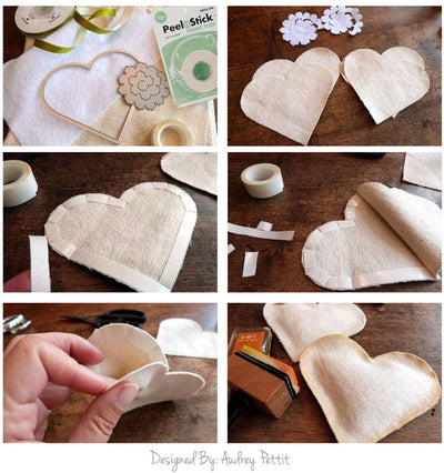 Therm O Web PeelnStick Fabric Fuse Adhesive Sheet 4.25 in x 5 in, 5 pack 3344