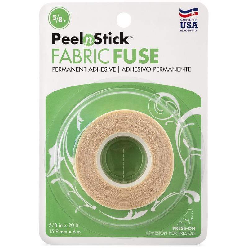 HeatnBond Fabric Fuse PeelnStick Fabric Adhesive Tape, 5/8 in x 20 ft