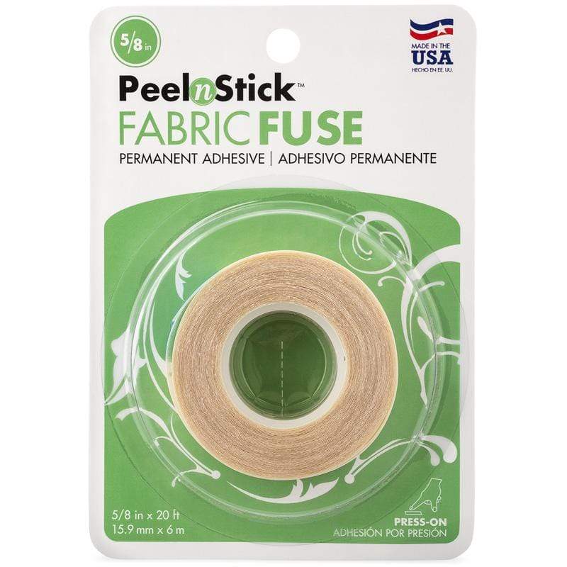HeatnBond Fabric Fuse PeelnStick Fabric Adhesive Tape, 5/8 in x 20 ft –
