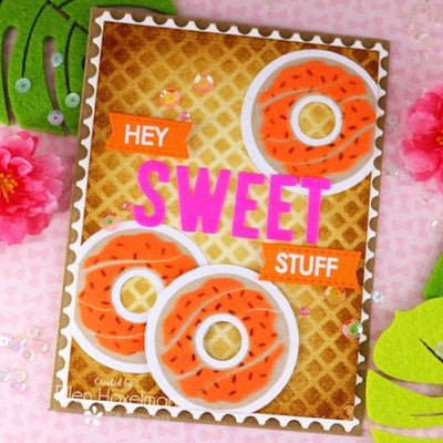 Therm O Web Rina K. Designs Neon Flock Transfer Sheets, Orange Glow 18167