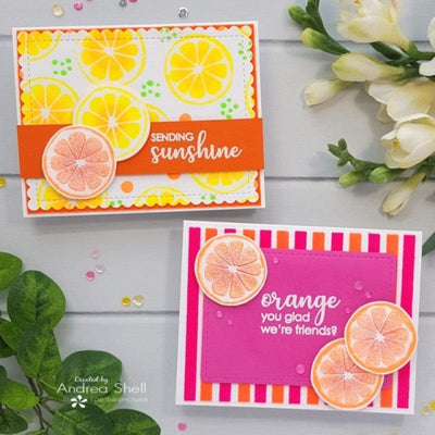 Therm O Web Rina K. Designs StampnStencil Stamp Set, Sending Sunshine 18158