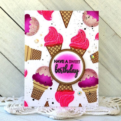 Therm O Web Rina K. Designs StampnStencil Stamp Set, Sweet Stuff 18157