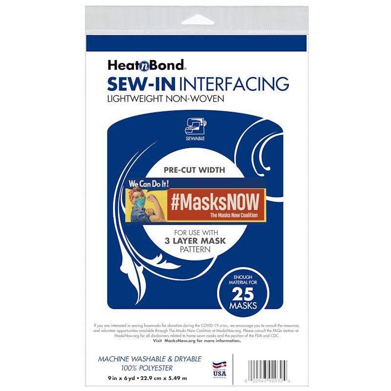 Therm O Web Sew-In Lightweight Nonwoven Interfacing Pack 9 in x 6 yds (Pre-Cut Width) Q2030
