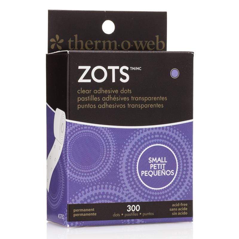 Zots Clear Adhesive Dots-Large 1/2X1/64 Thick 300/Pkg - 000943037835